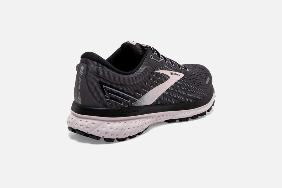 Brooks Running Shoes Womens Black/Pink - Ghost 13 Road - 2340-AQPLU